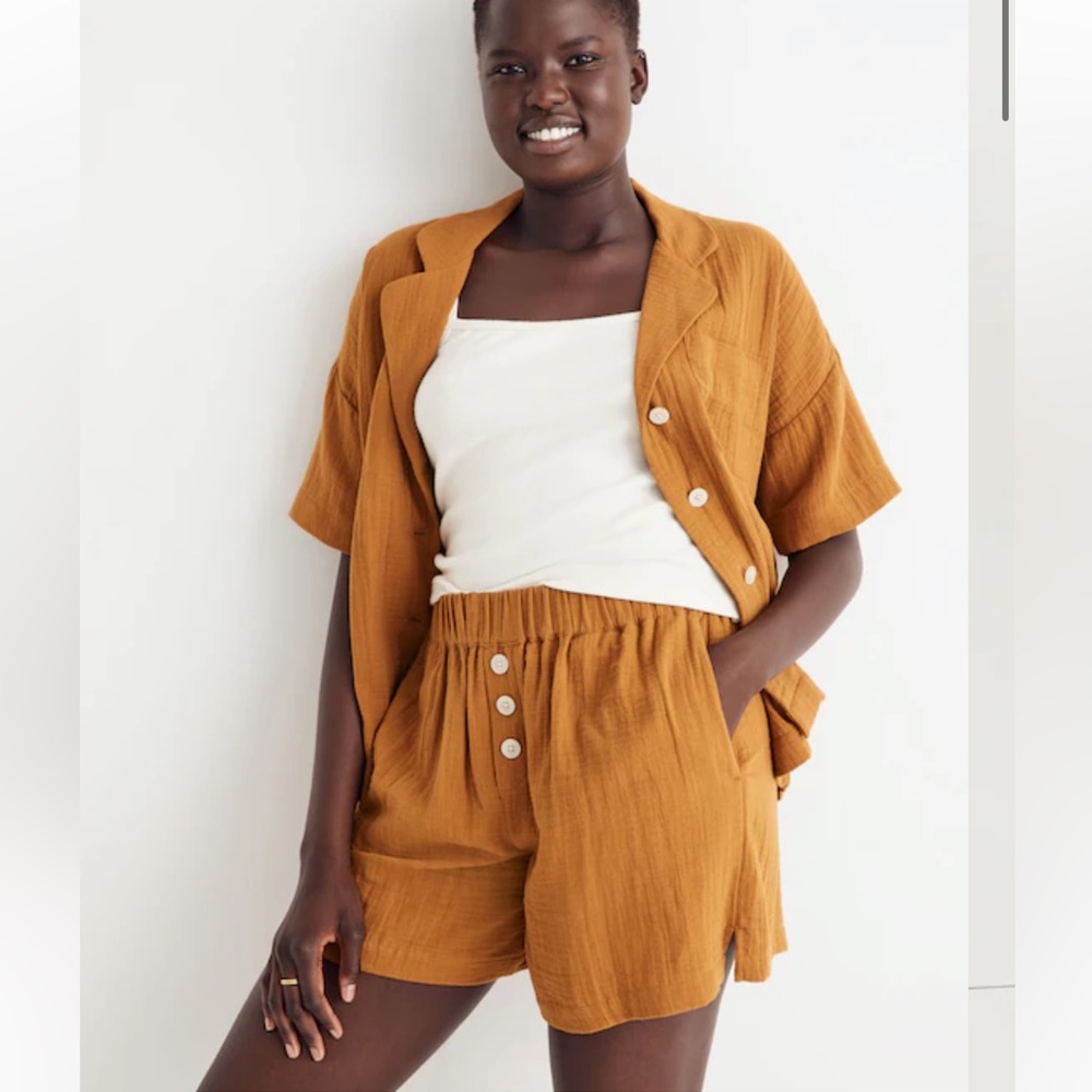 Madewell Lightestspun Oversized Shorts